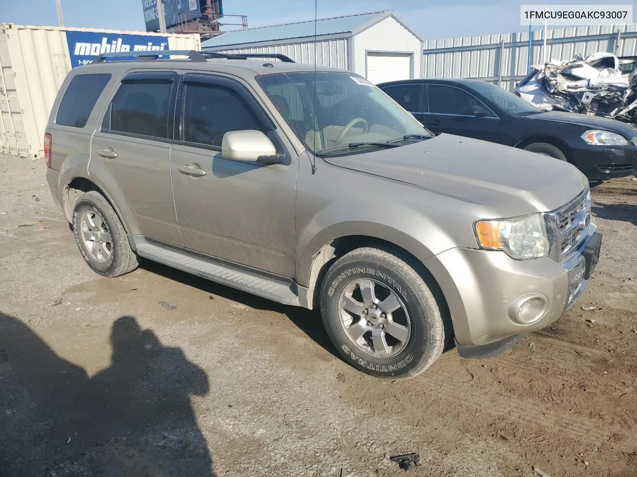 2010 Ford Escape Limited VIN: 1FMCU9EG0AKC93007 Lot: 73800694