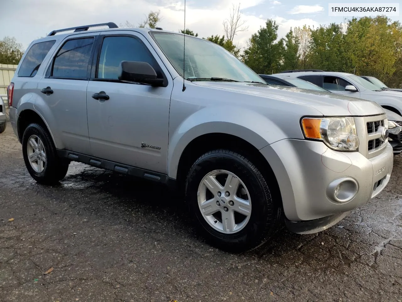 2010 Ford Escape Hybrid VIN: 1FMCU4K36AKA87274 Lot: 73942434