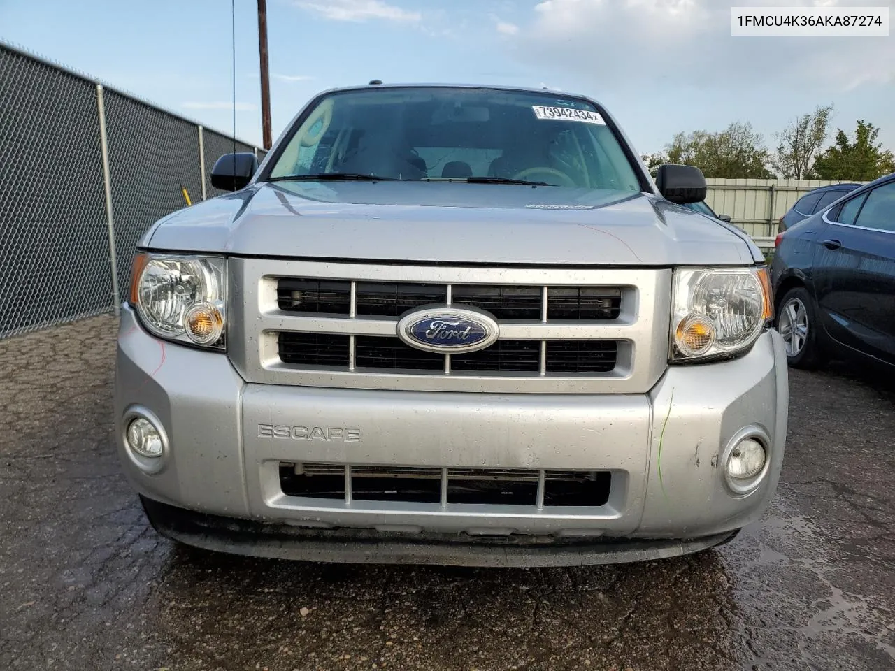 2010 Ford Escape Hybrid VIN: 1FMCU4K36AKA87274 Lot: 73942434