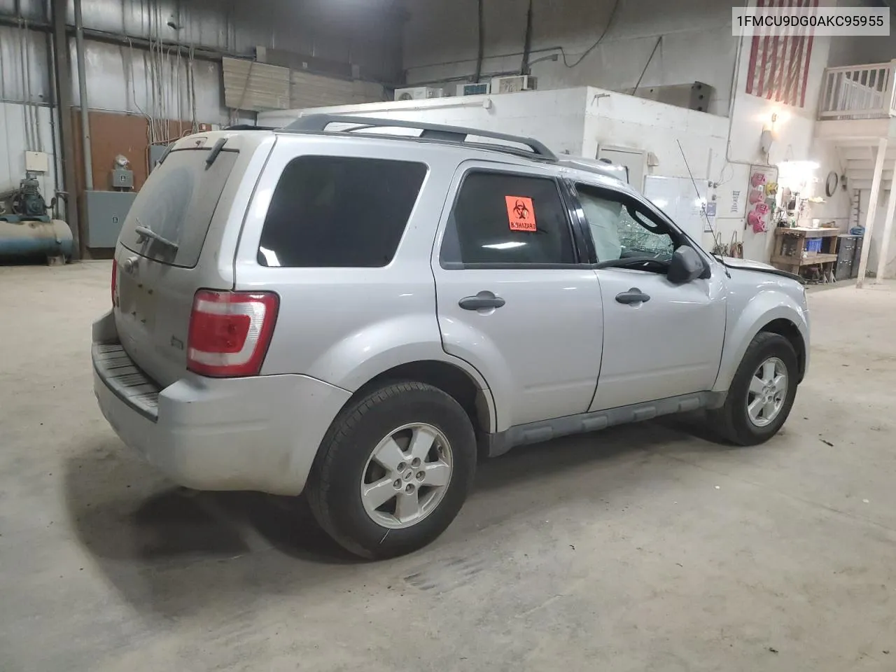 2010 Ford Escape Xlt VIN: 1FMCU9DG0AKC95955 Lot: 73999894