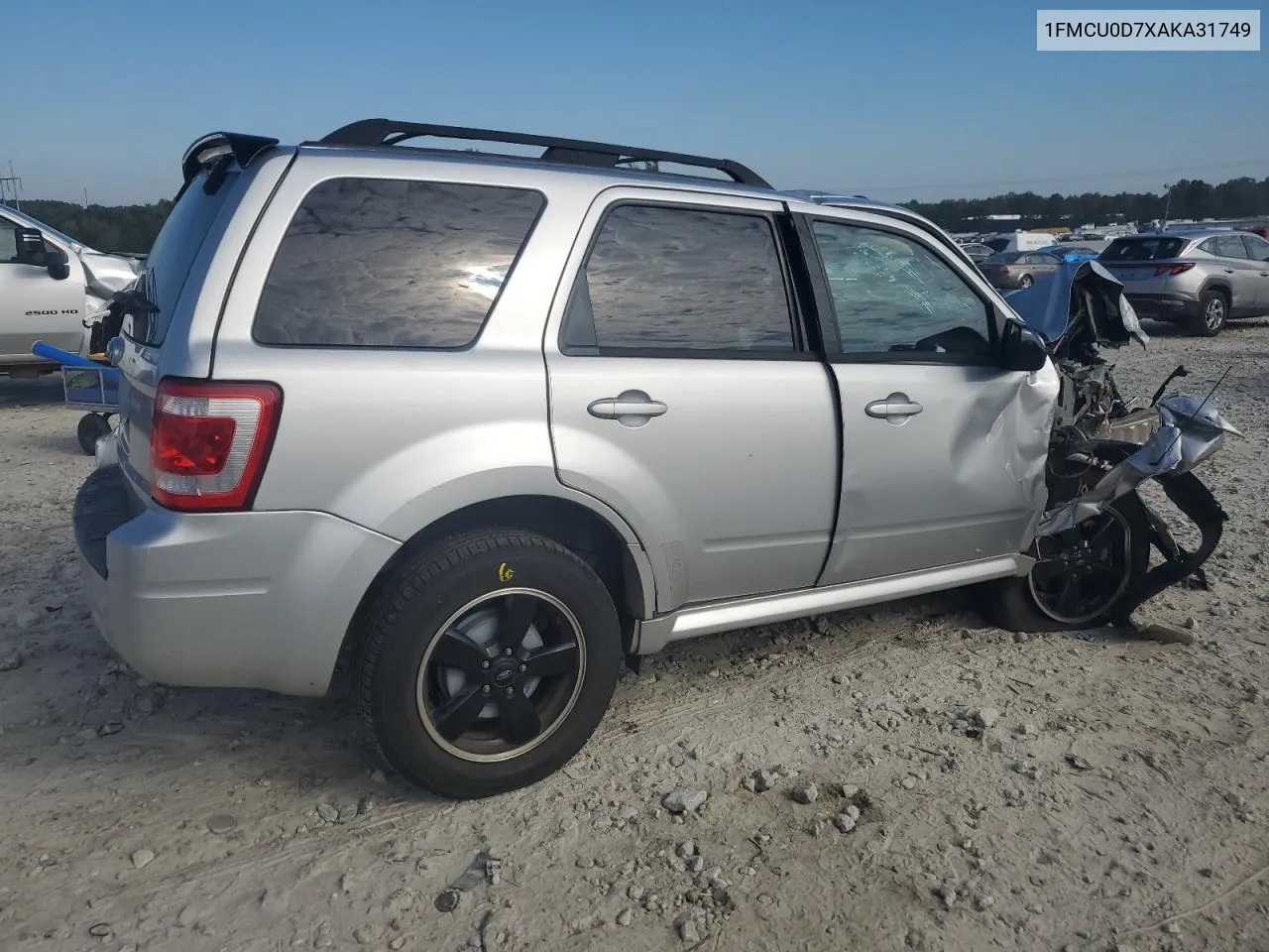 2010 Ford Escape Xlt VIN: 1FMCU0D7XAKA31749 Lot: 74069954