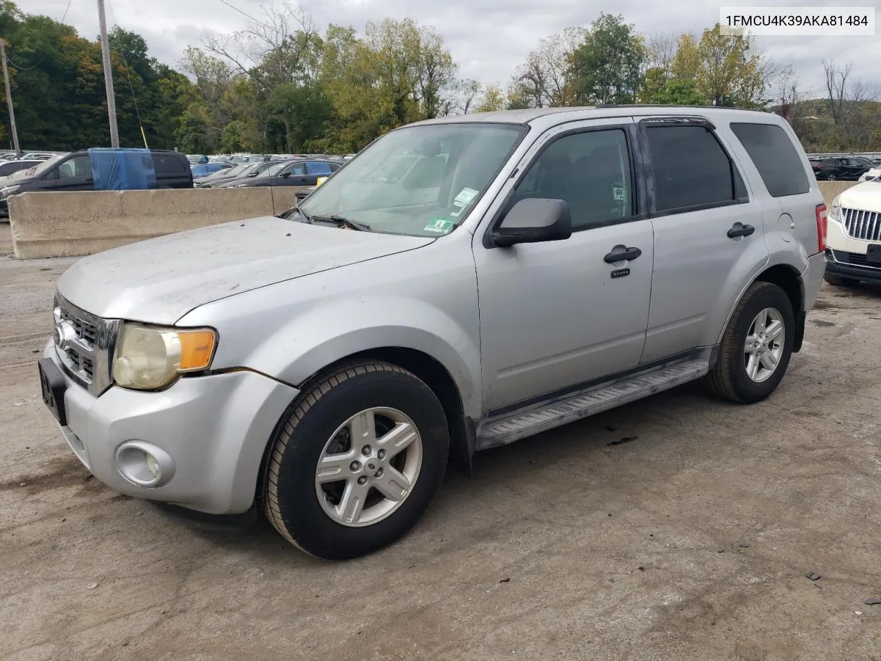 2010 Ford Escape Hybrid VIN: 1FMCU4K39AKA81484 Lot: 74151144