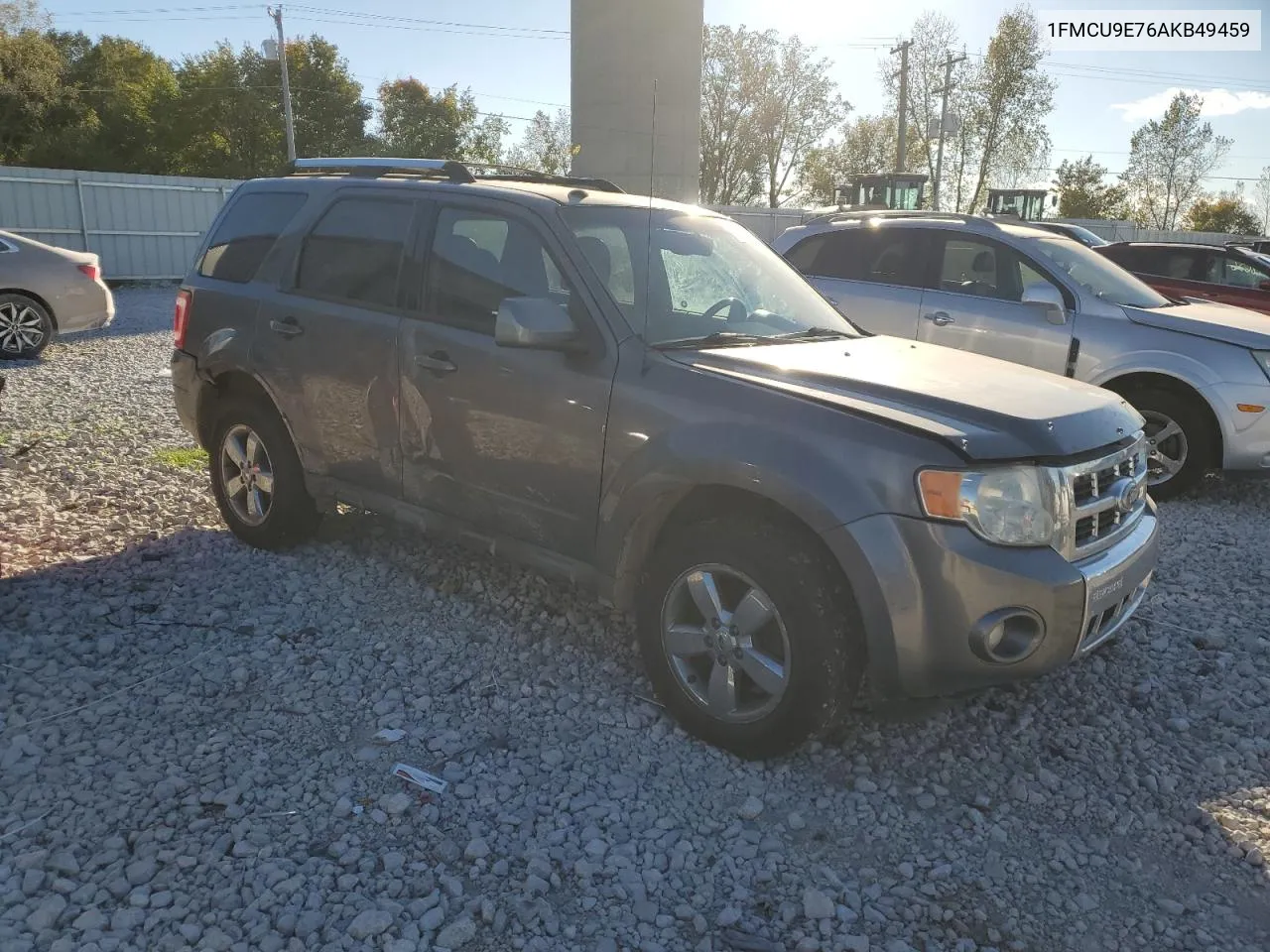 2010 Ford Escape Limited VIN: 1FMCU9E76AKB49459 Lot: 74534764