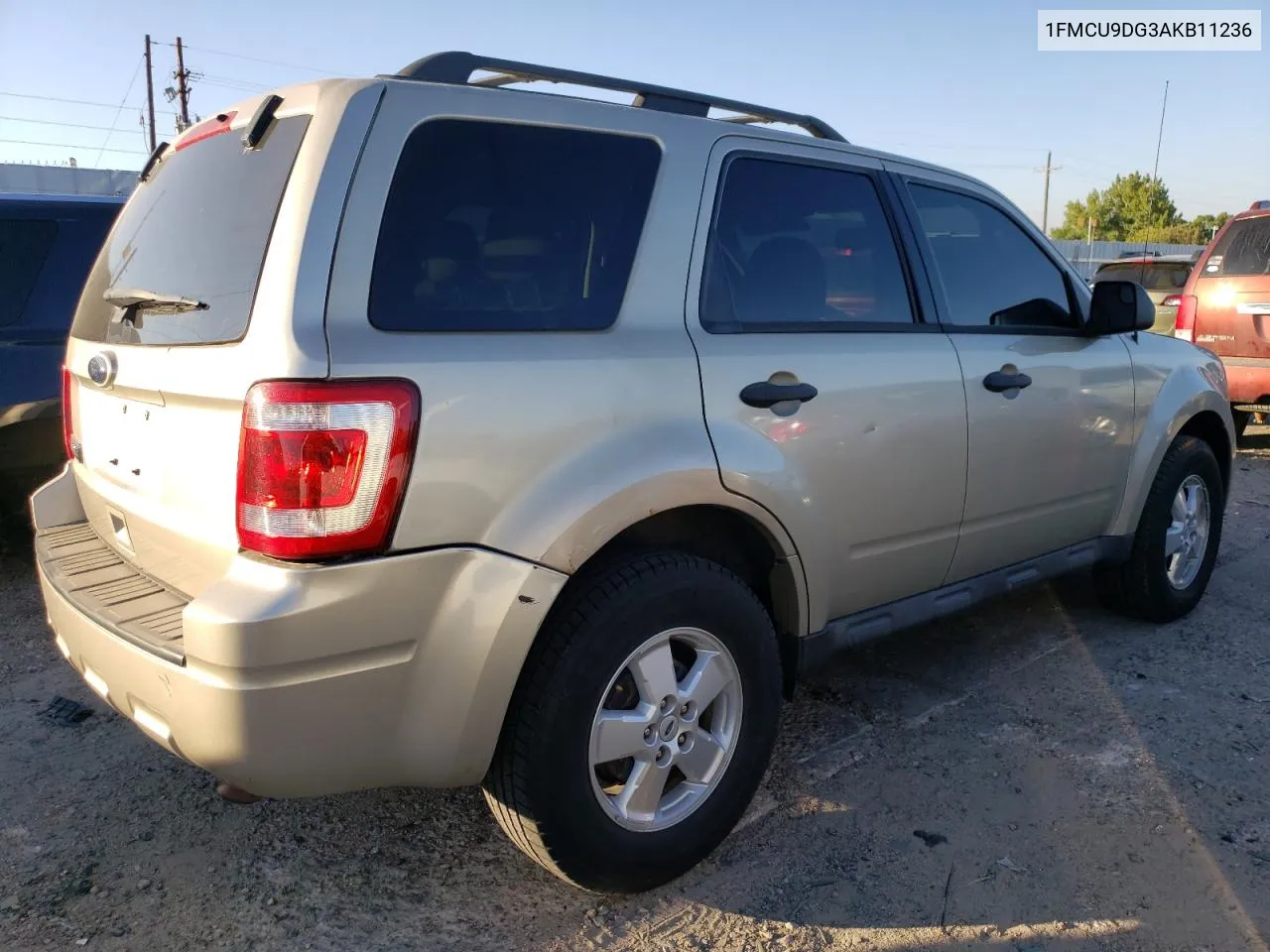 2010 Ford Escape Xlt VIN: 1FMCU9DG3AKB11236 Lot: 74599234