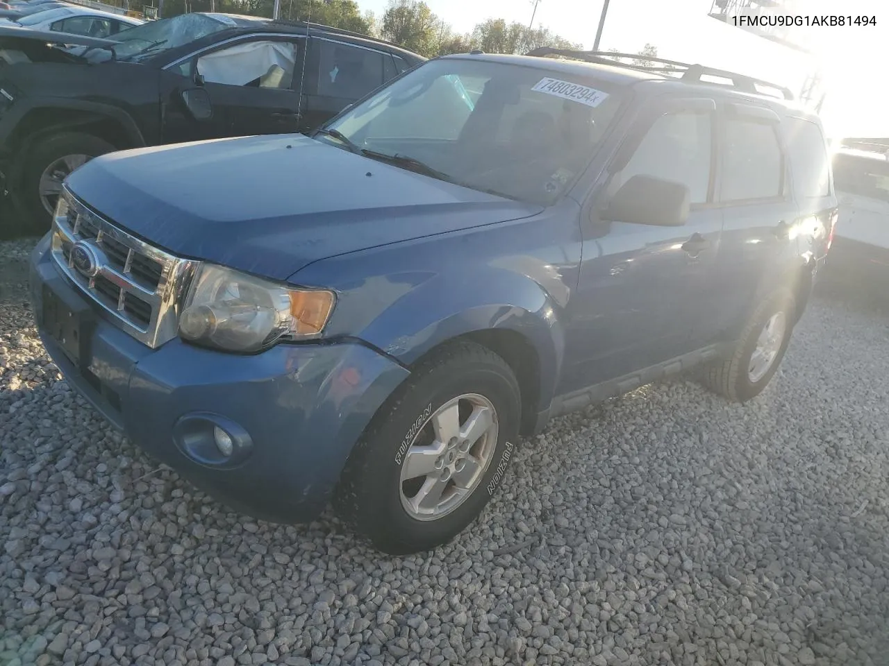 2010 Ford Escape Xlt VIN: 1FMCU9DG1AKB81494 Lot: 74803294