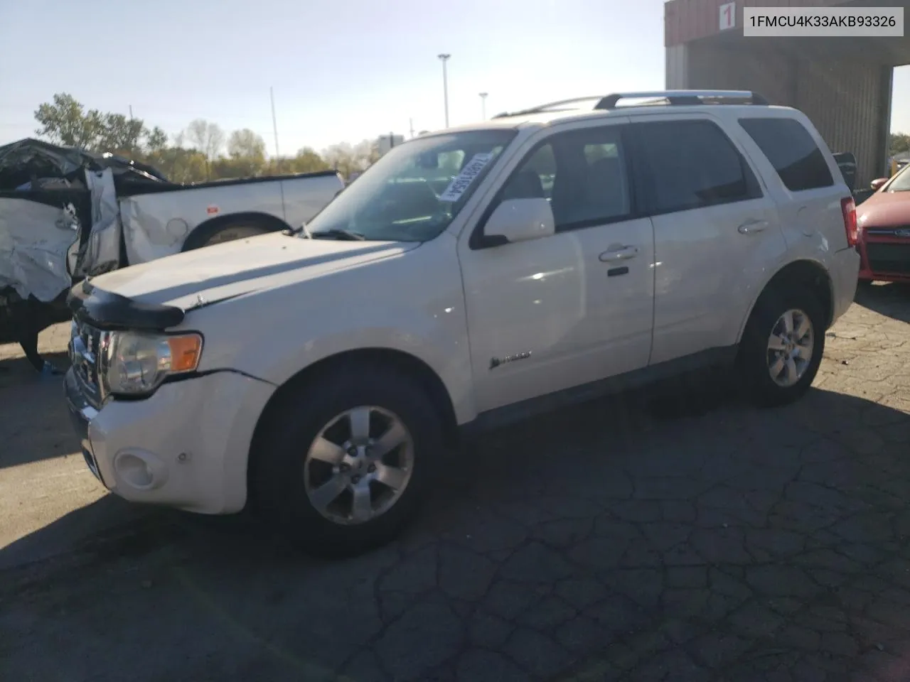 2010 Ford Escape Hybrid VIN: 1FMCU4K33AKB93326 Lot: 74891654