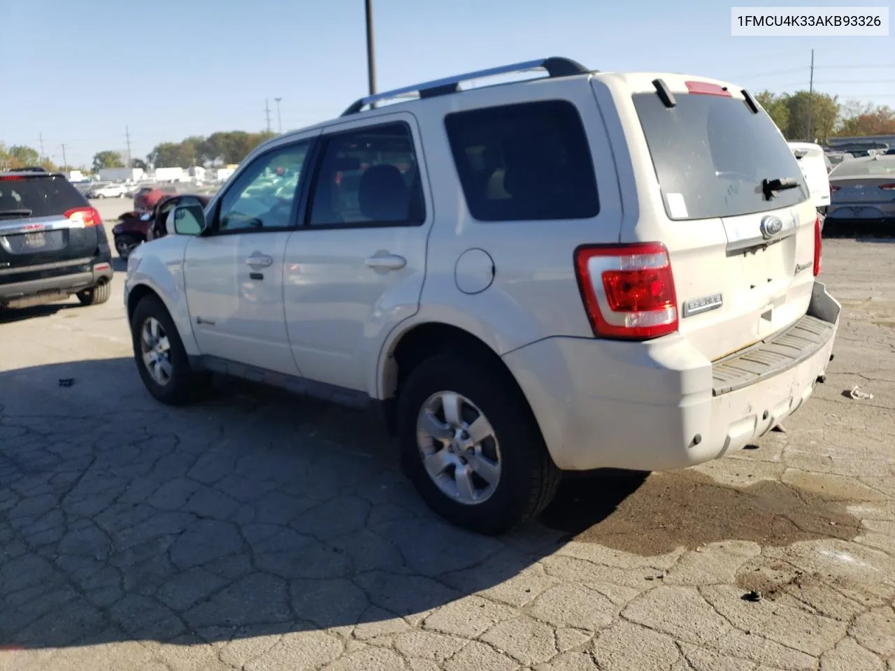 2010 Ford Escape Hybrid VIN: 1FMCU4K33AKB93326 Lot: 74891654