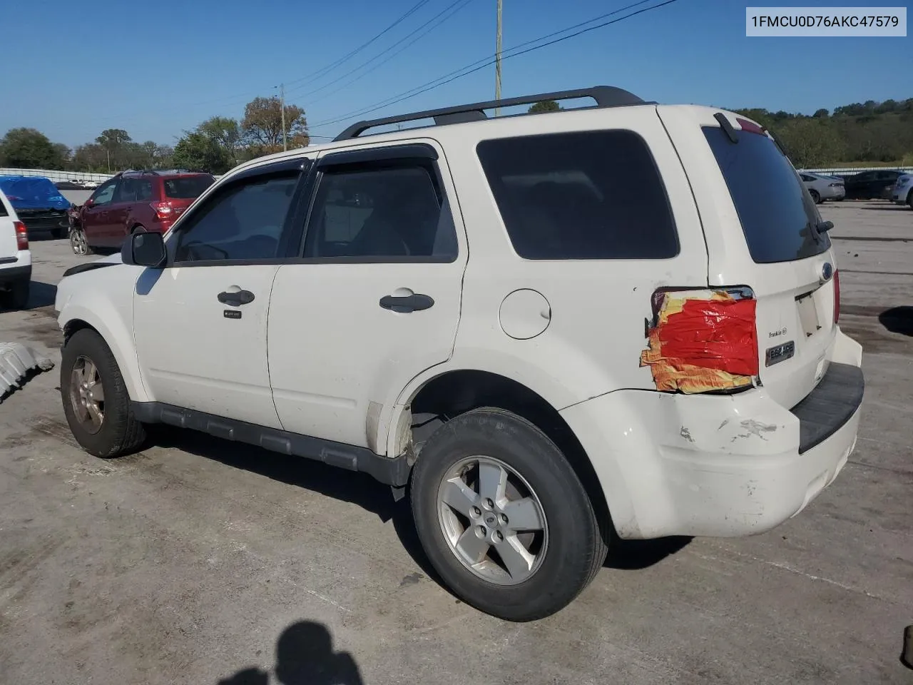 2010 Ford Escape Xlt VIN: 1FMCU0D76AKC47579 Lot: 74951574