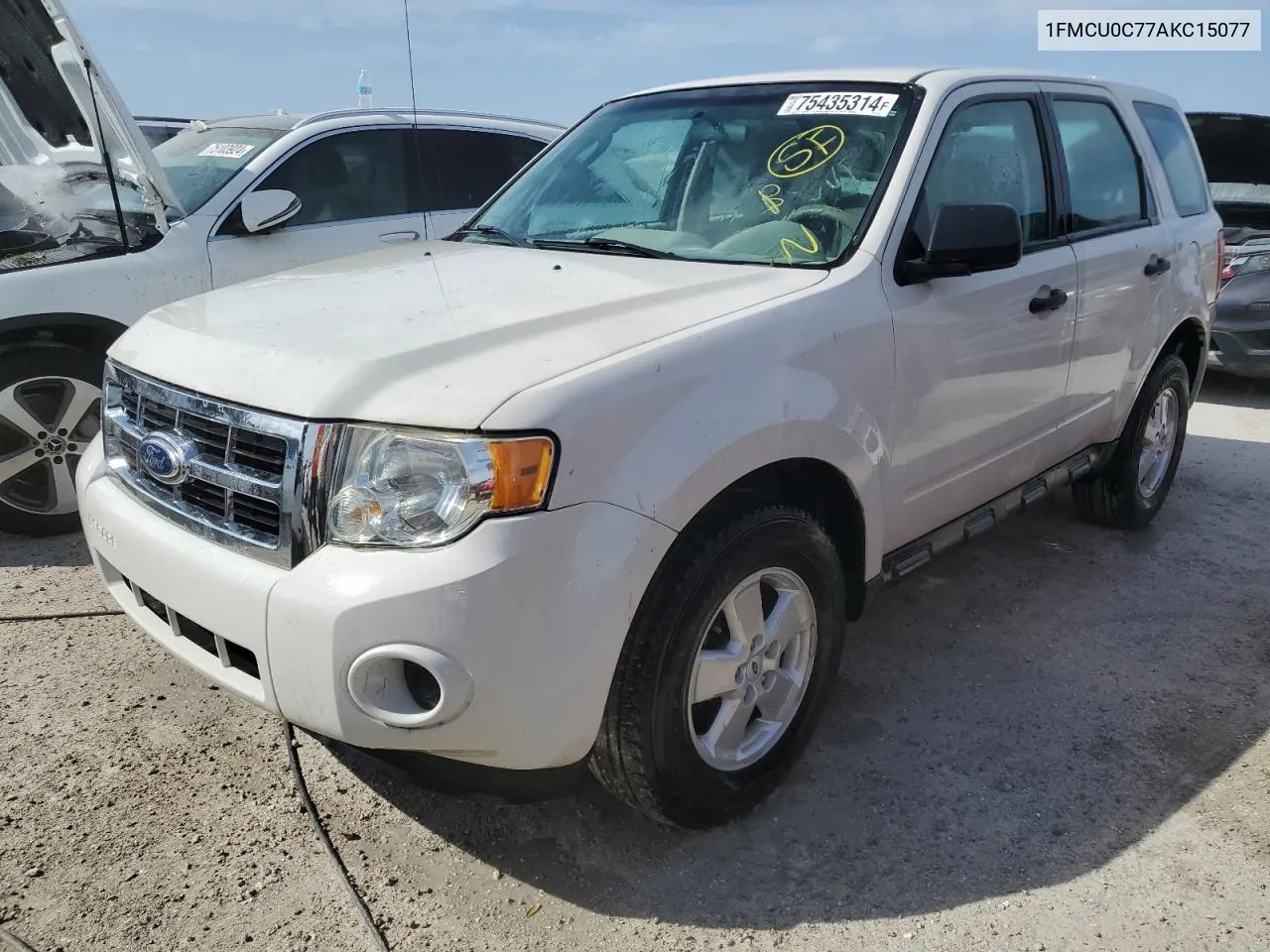 2010 Ford Escape Xls VIN: 1FMCU0C77AKC15077 Lot: 75435314