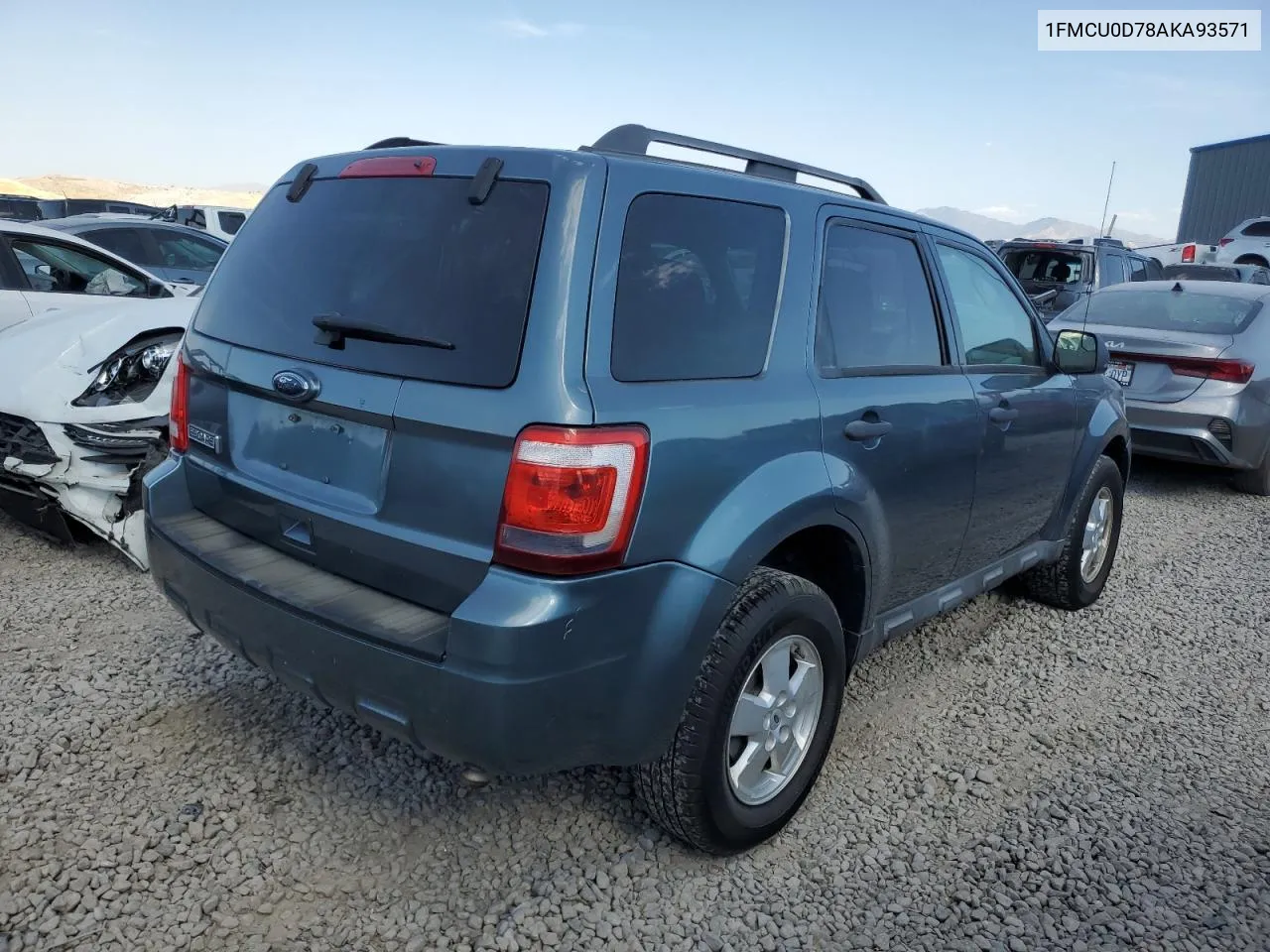 2010 Ford Escape Xlt VIN: 1FMCU0D78AKA93571 Lot: 75574774