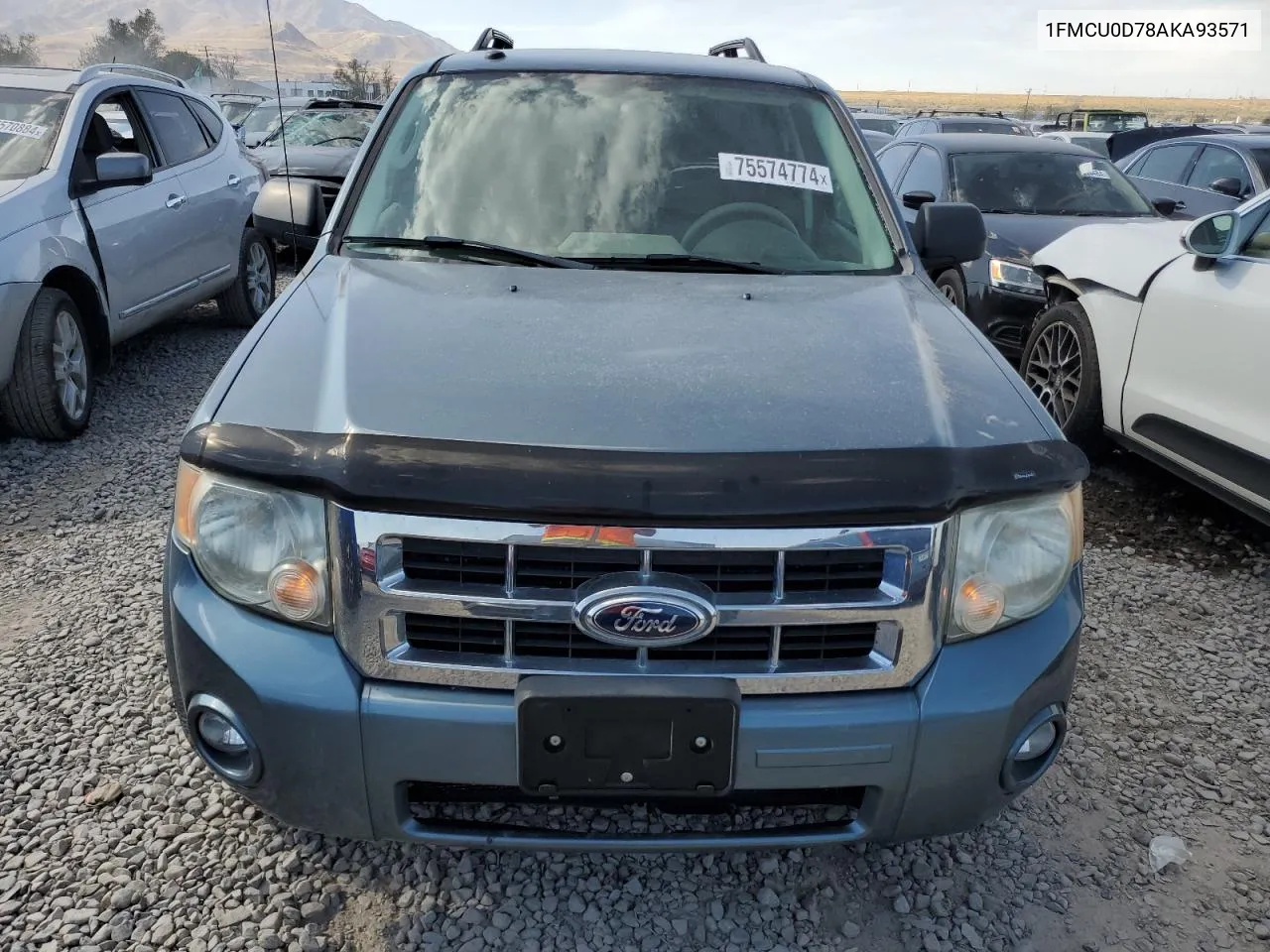 2010 Ford Escape Xlt VIN: 1FMCU0D78AKA93571 Lot: 75574774