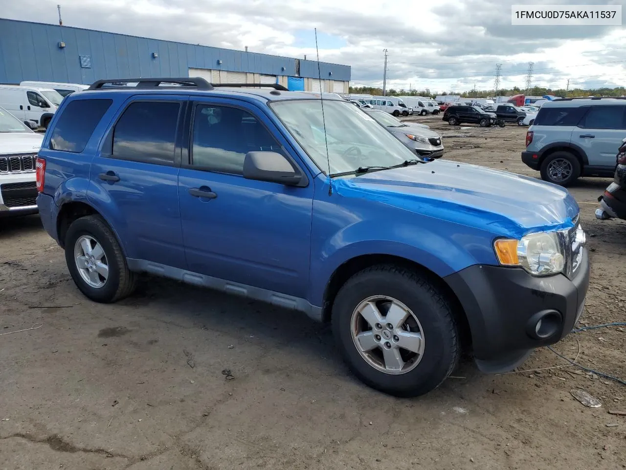 2010 Ford Escape Xlt VIN: 1FMCU0D75AKA11537 Lot: 75626744