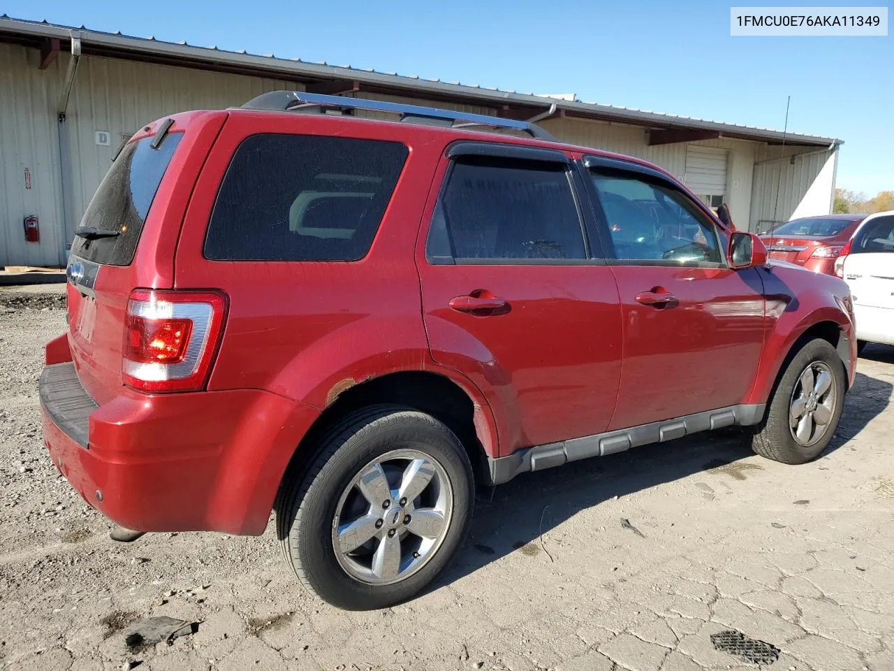 2010 Ford Escape Limited VIN: 1FMCU0E76AKA11349 Lot: 75723344