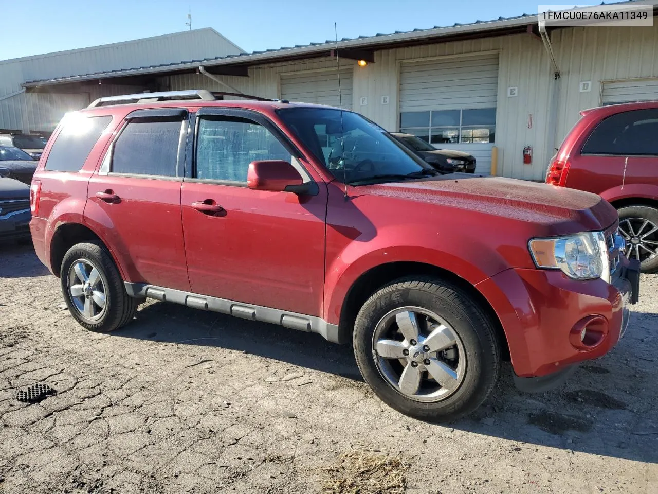 2010 Ford Escape Limited VIN: 1FMCU0E76AKA11349 Lot: 75723344