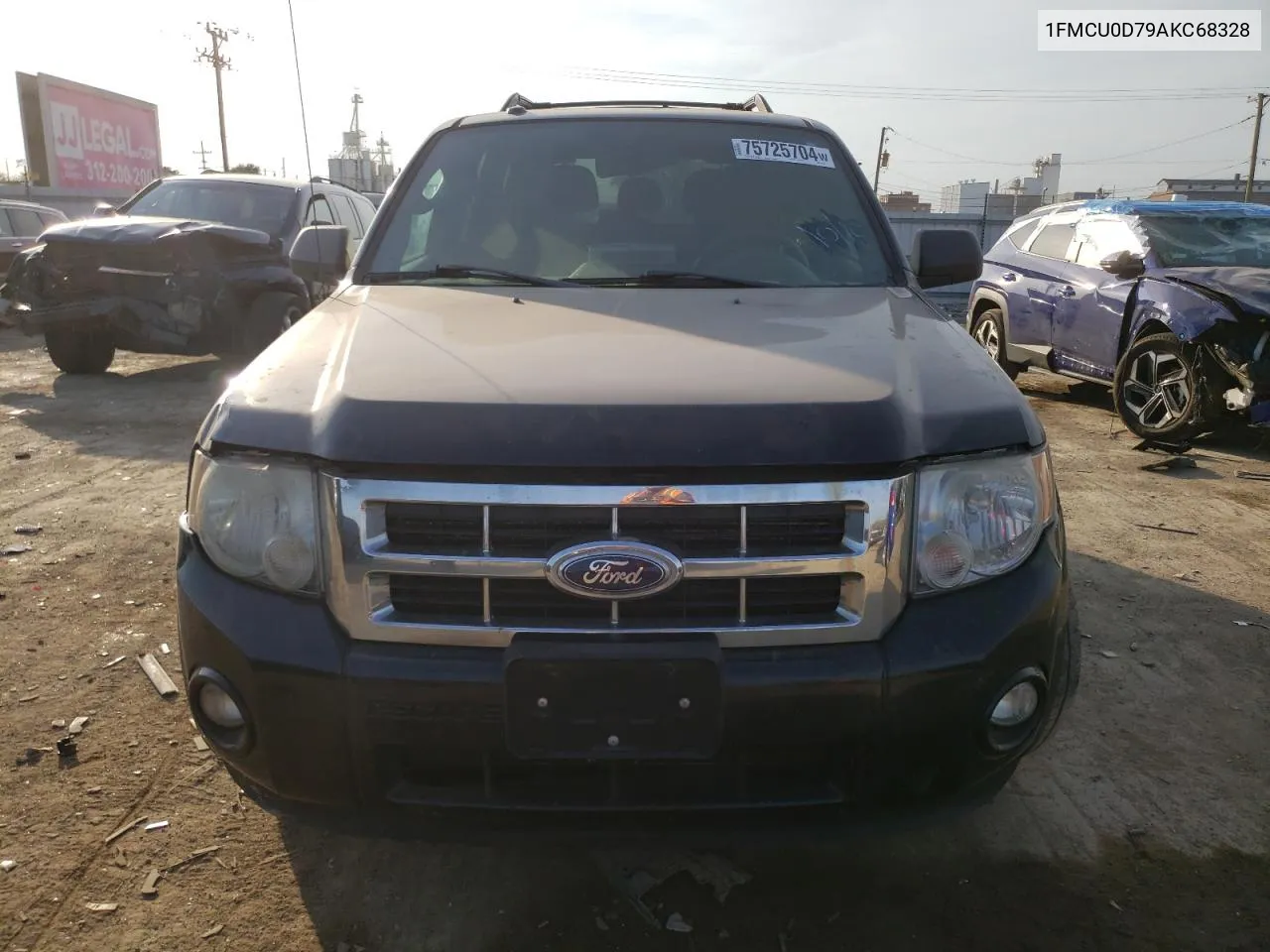 2010 Ford Escape Xlt VIN: 1FMCU0D79AKC68328 Lot: 75725704