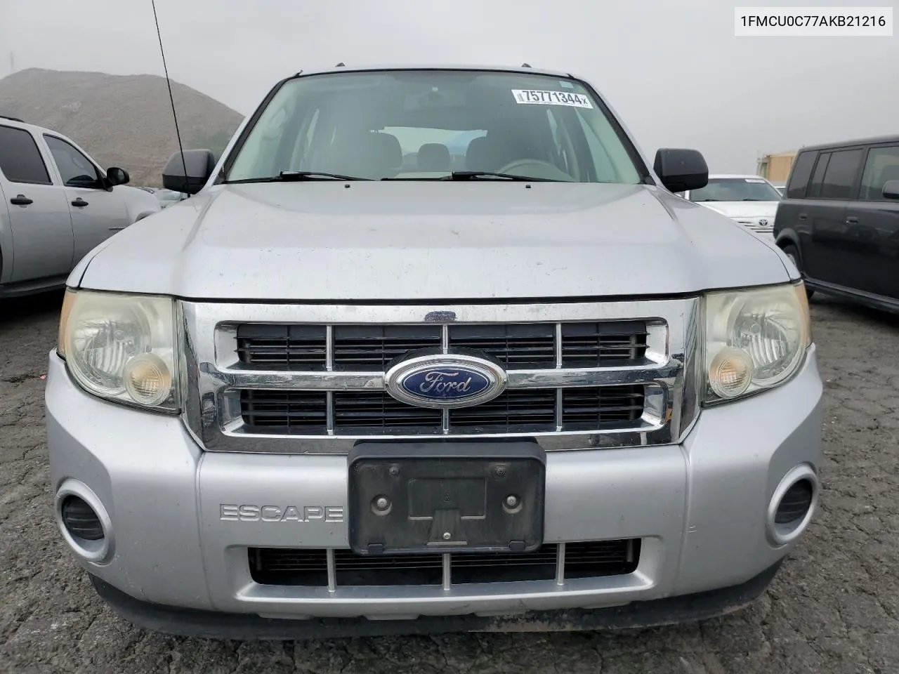 2010 Ford Escape Xls VIN: 1FMCU0C77AKB21216 Lot: 75771344