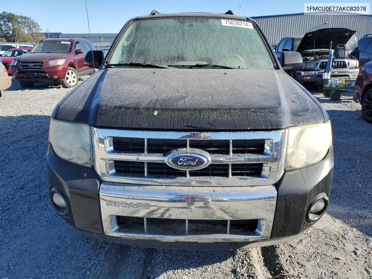 2010 Ford Escape Limited VIN: 1FMCU0E77AKC82078 Lot: 75838214