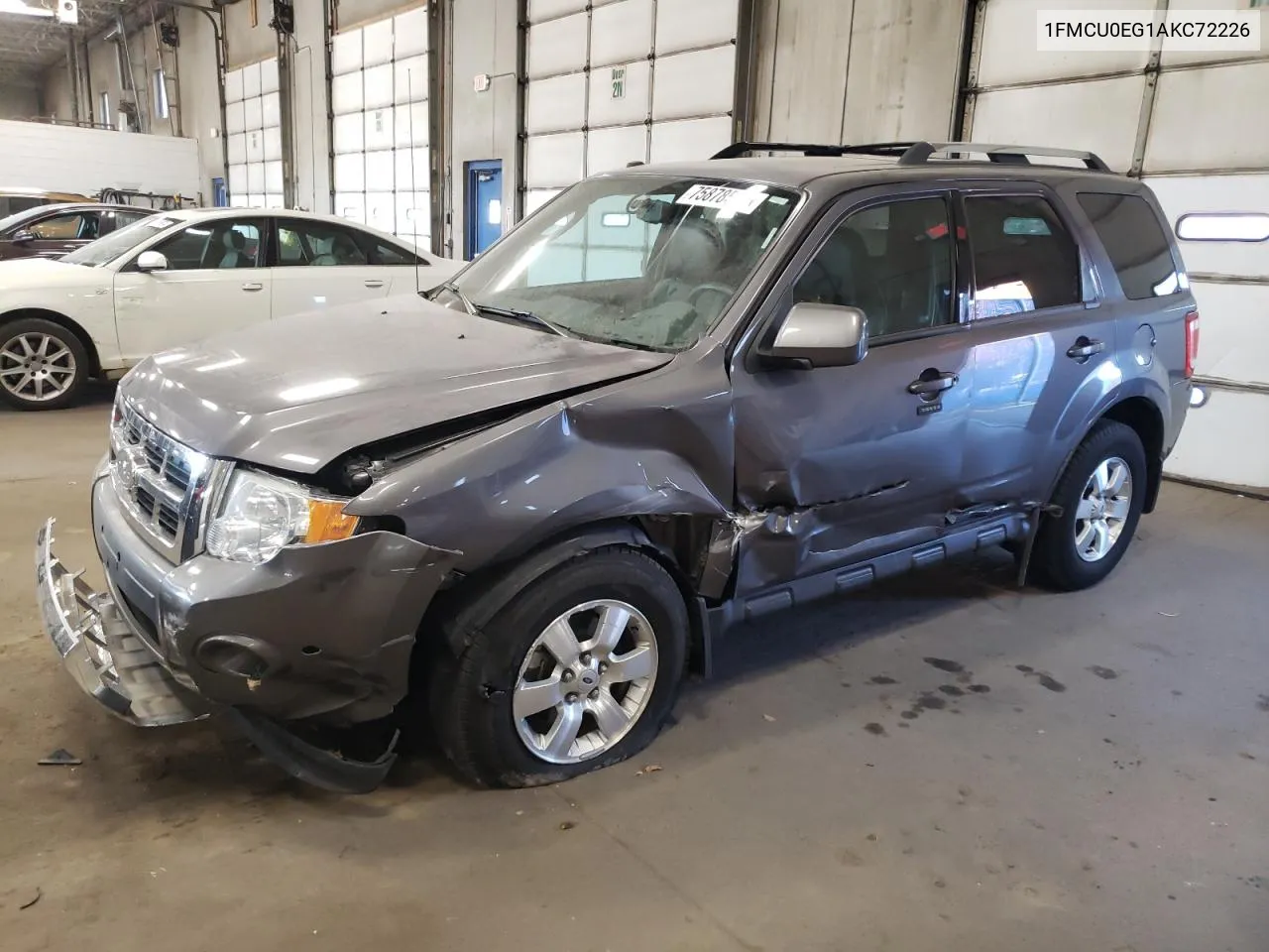 2010 Ford Escape Limited VIN: 1FMCU0EG1AKC72226 Lot: 75878544