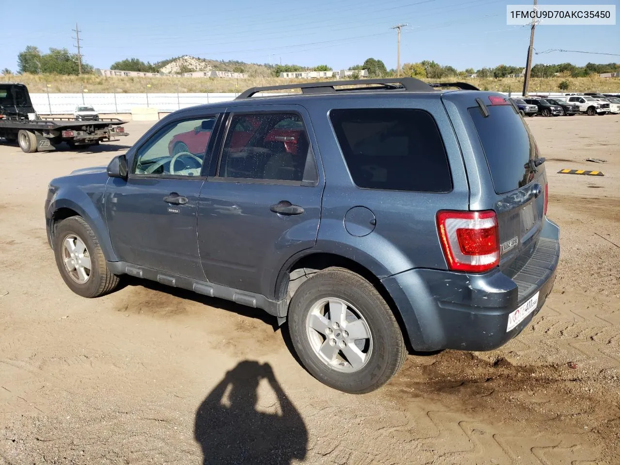 2010 Ford Escape Xlt VIN: 1FMCU9D70AKC35450 Lot: 75922484