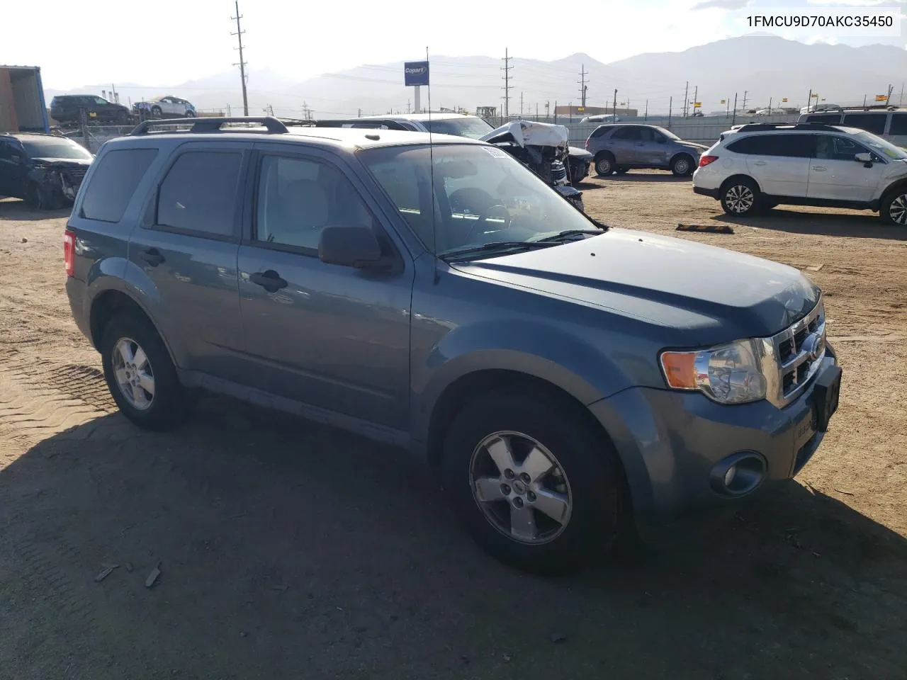 2010 Ford Escape Xlt VIN: 1FMCU9D70AKC35450 Lot: 75922484