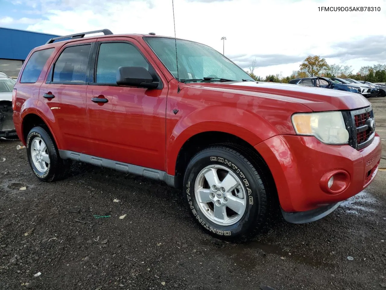 2010 Ford Escape Xlt VIN: 1FMCU9DG5AKB78310 Lot: 75983604