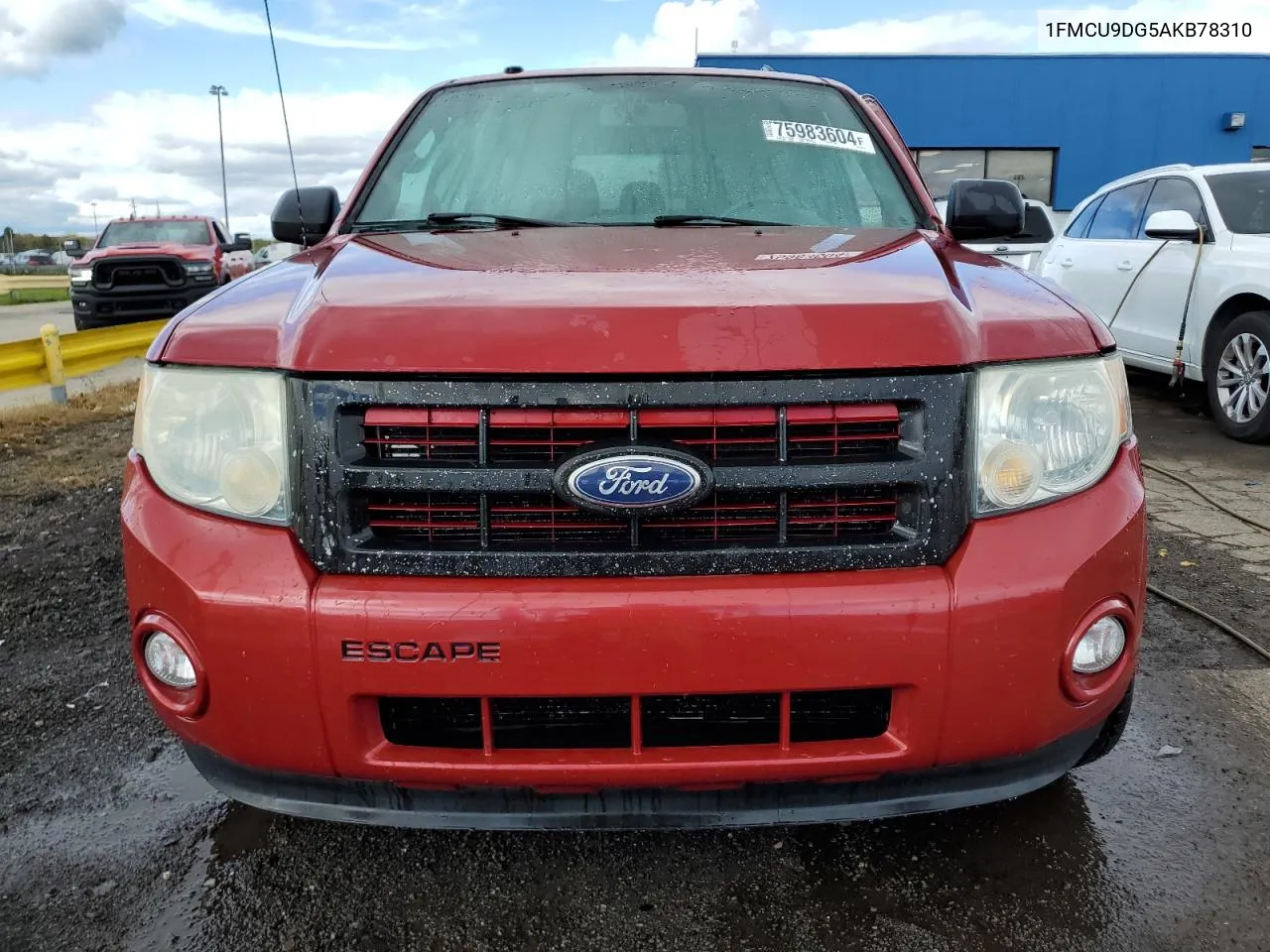 2010 Ford Escape Xlt VIN: 1FMCU9DG5AKB78310 Lot: 75983604