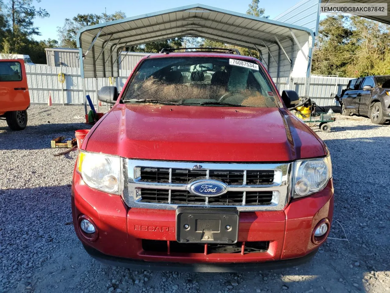 2010 Ford Escape Xlt VIN: 1FMCU0DG8AKC87842 Lot: 76087534