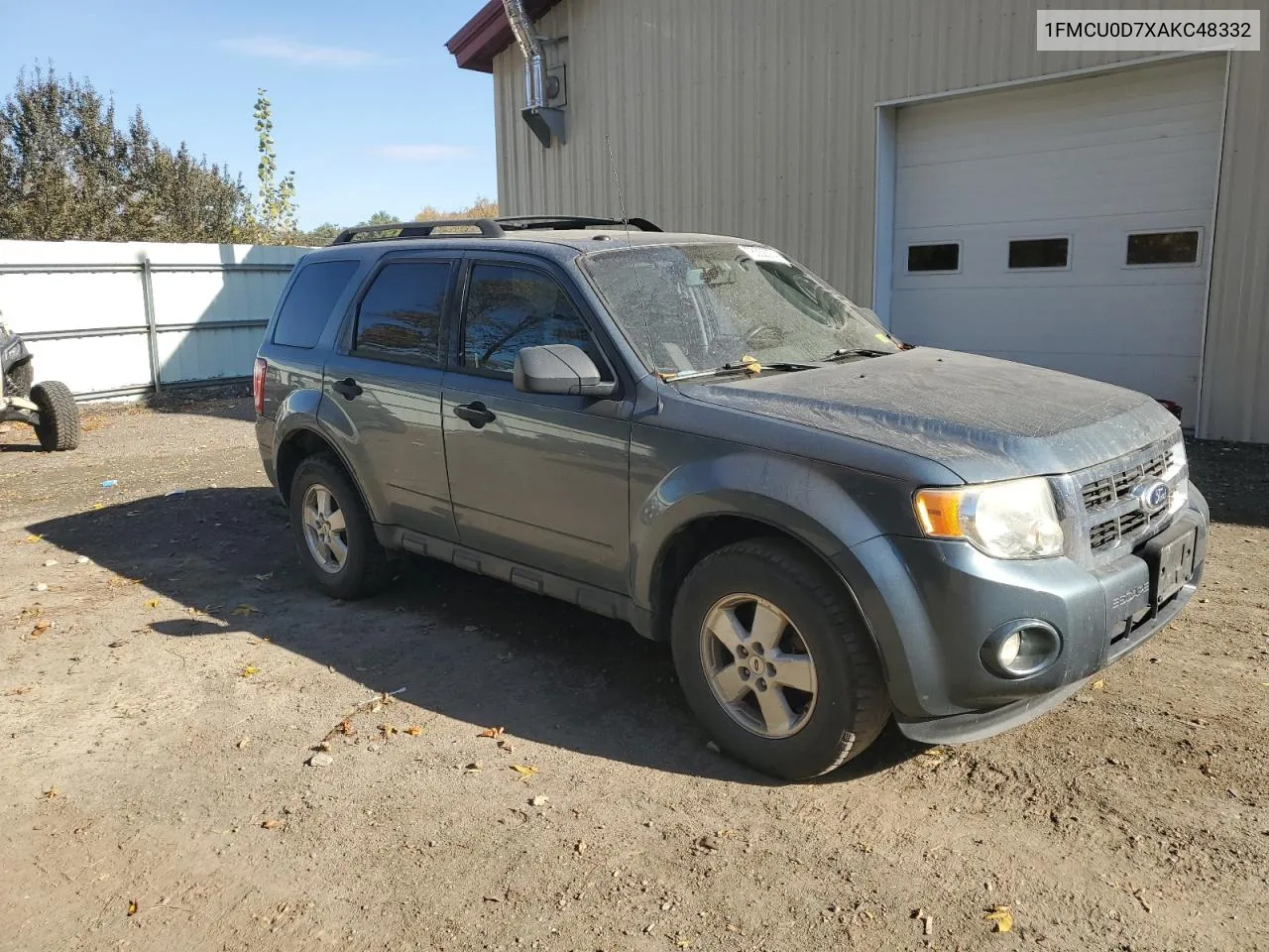 2010 Ford Escape Xlt VIN: 1FMCU0D7XAKC48332 Lot: 76332074