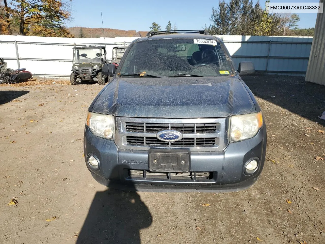 2010 Ford Escape Xlt VIN: 1FMCU0D7XAKC48332 Lot: 76332074