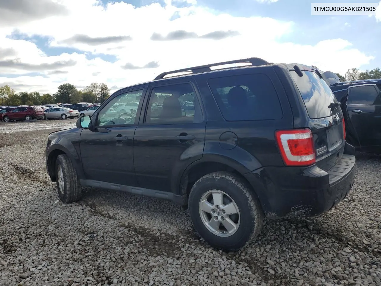 2010 Ford Escape Xlt VIN: 1FMCU0DG5AKB21505 Lot: 76336744