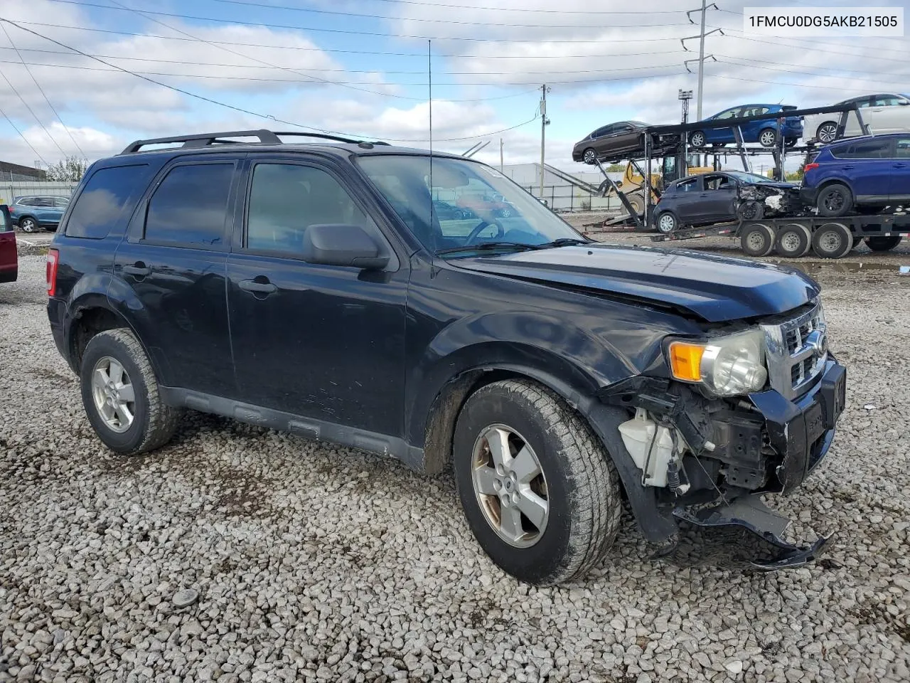 2010 Ford Escape Xlt VIN: 1FMCU0DG5AKB21505 Lot: 76336744