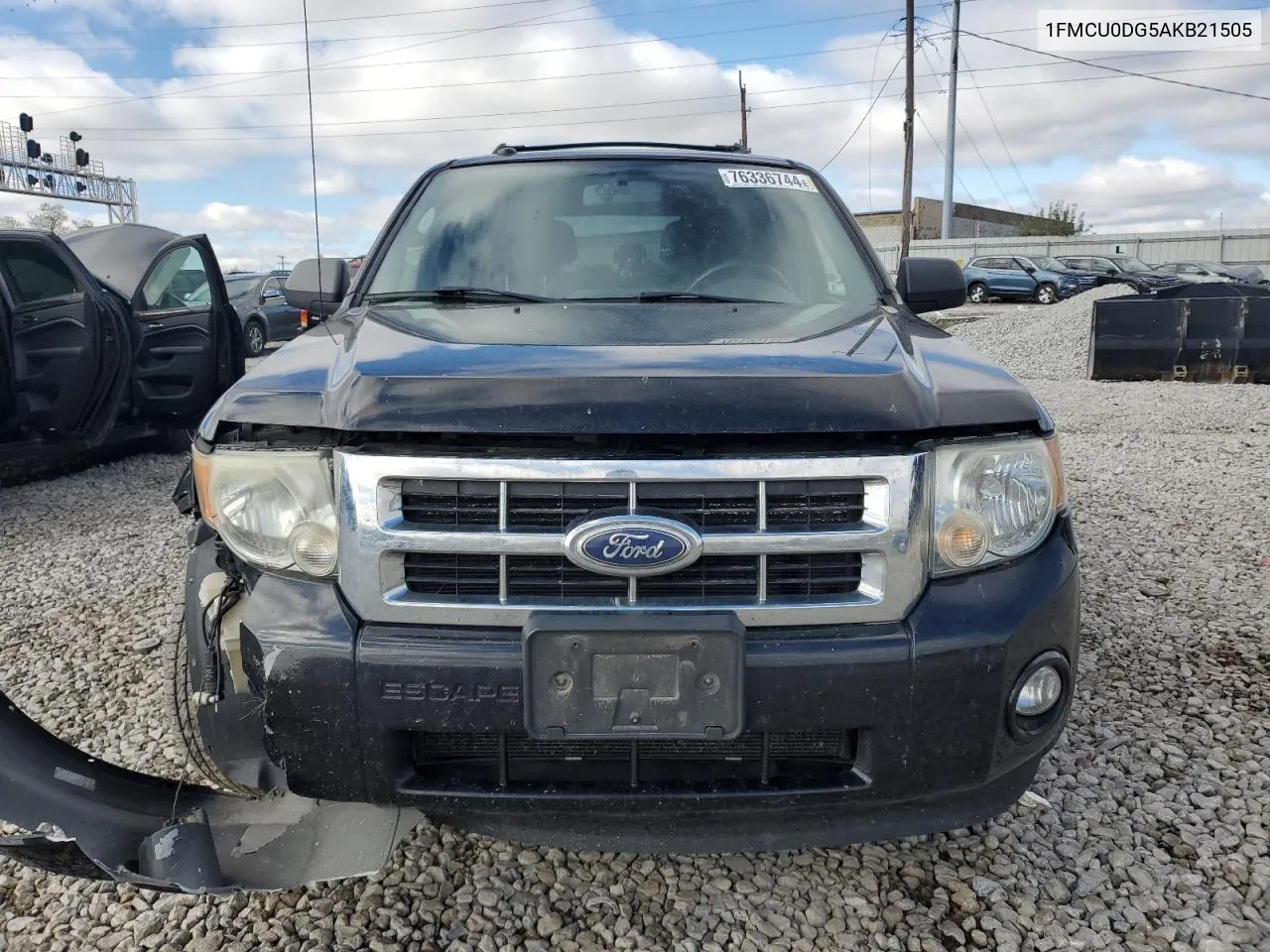 2010 Ford Escape Xlt VIN: 1FMCU0DG5AKB21505 Lot: 76336744