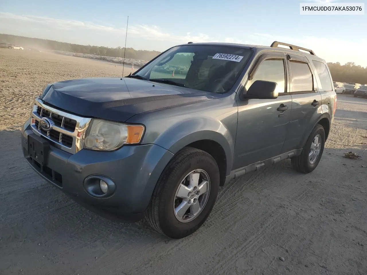 2010 Ford Escape Xlt VIN: 1FMCU0DG7AKA53076 Lot: 76592274