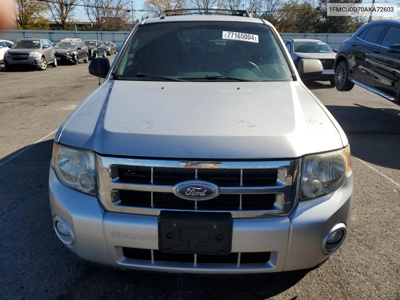 2010 Ford Escape Xlt VIN: 1FMCU0D70AKA72603 Lot: 77165004