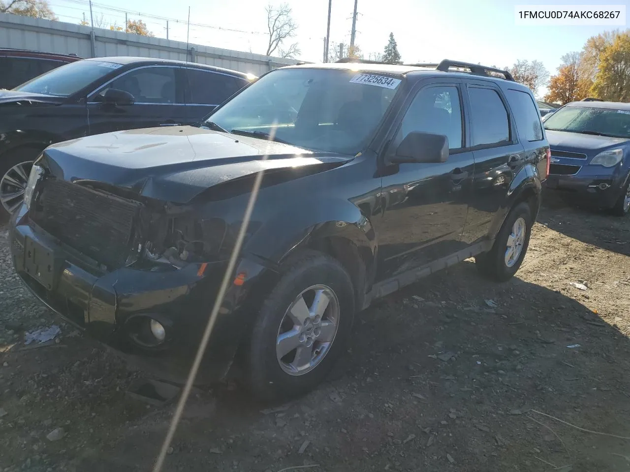 2010 Ford Escape Xlt VIN: 1FMCU0D74AKC68267 Lot: 77325634