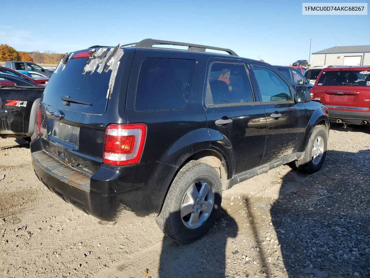 2010 Ford Escape Xlt VIN: 1FMCU0D74AKC68267 Lot: 77325634