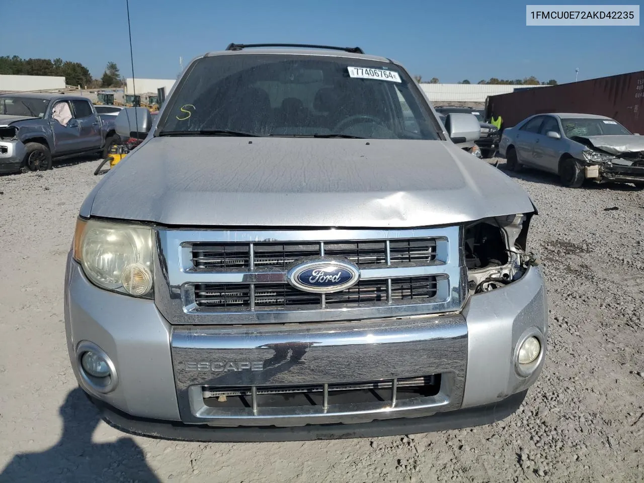 2010 Ford Escape Limited VIN: 1FMCU0E72AKD42235 Lot: 77406764