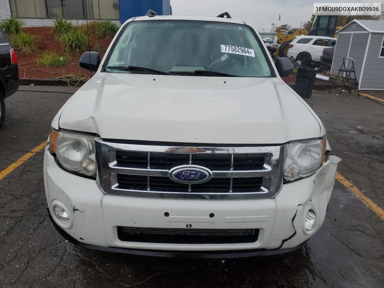 2010 Ford Escape Xlt VIN: 1FMCU9DGXAKB09936 Lot: 77582964