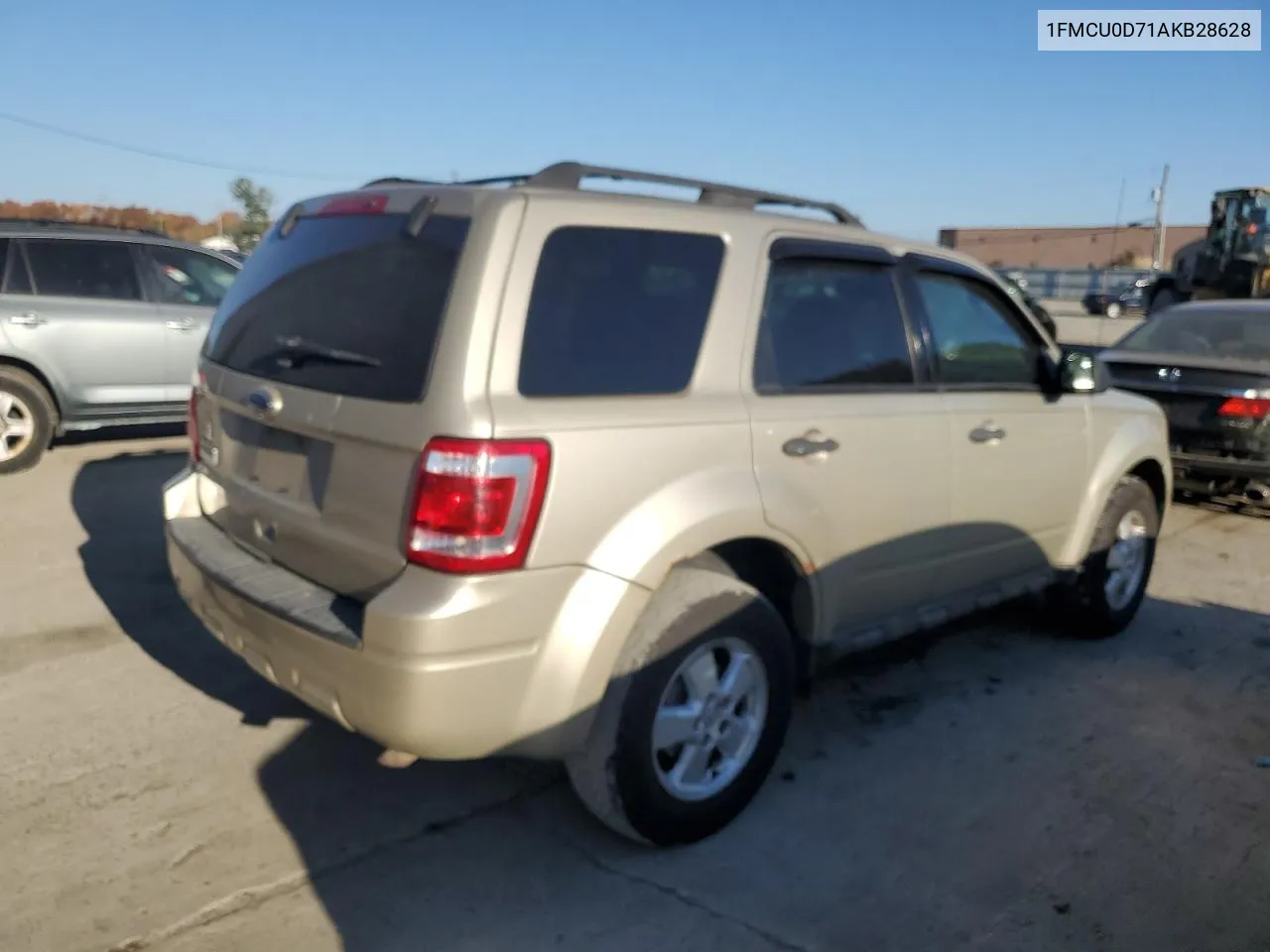 2010 Ford Escape Xlt VIN: 1FMCU0D71AKB28628 Lot: 77709854