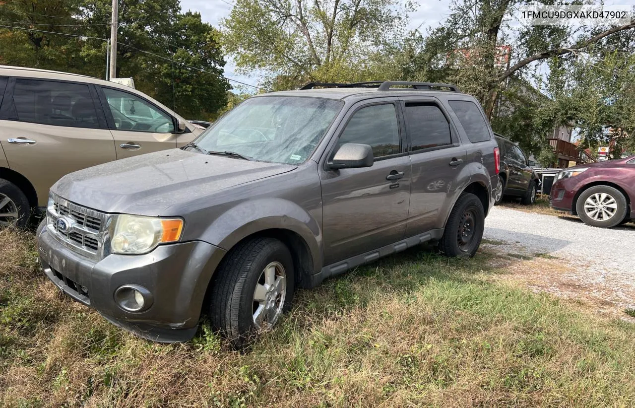 2010 Ford Escape Xlt VIN: 1FMCU9DGXAKD47902 Lot: 77855744