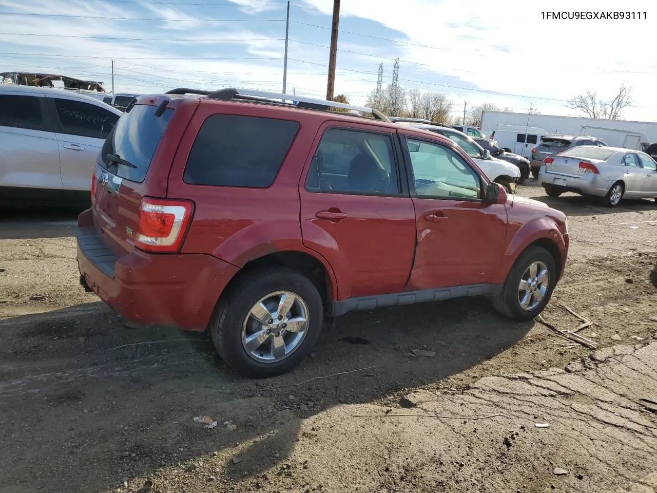 2010 Ford Escape Limited VIN: 1FMCU9EGXAKB93111 Lot: 78007164