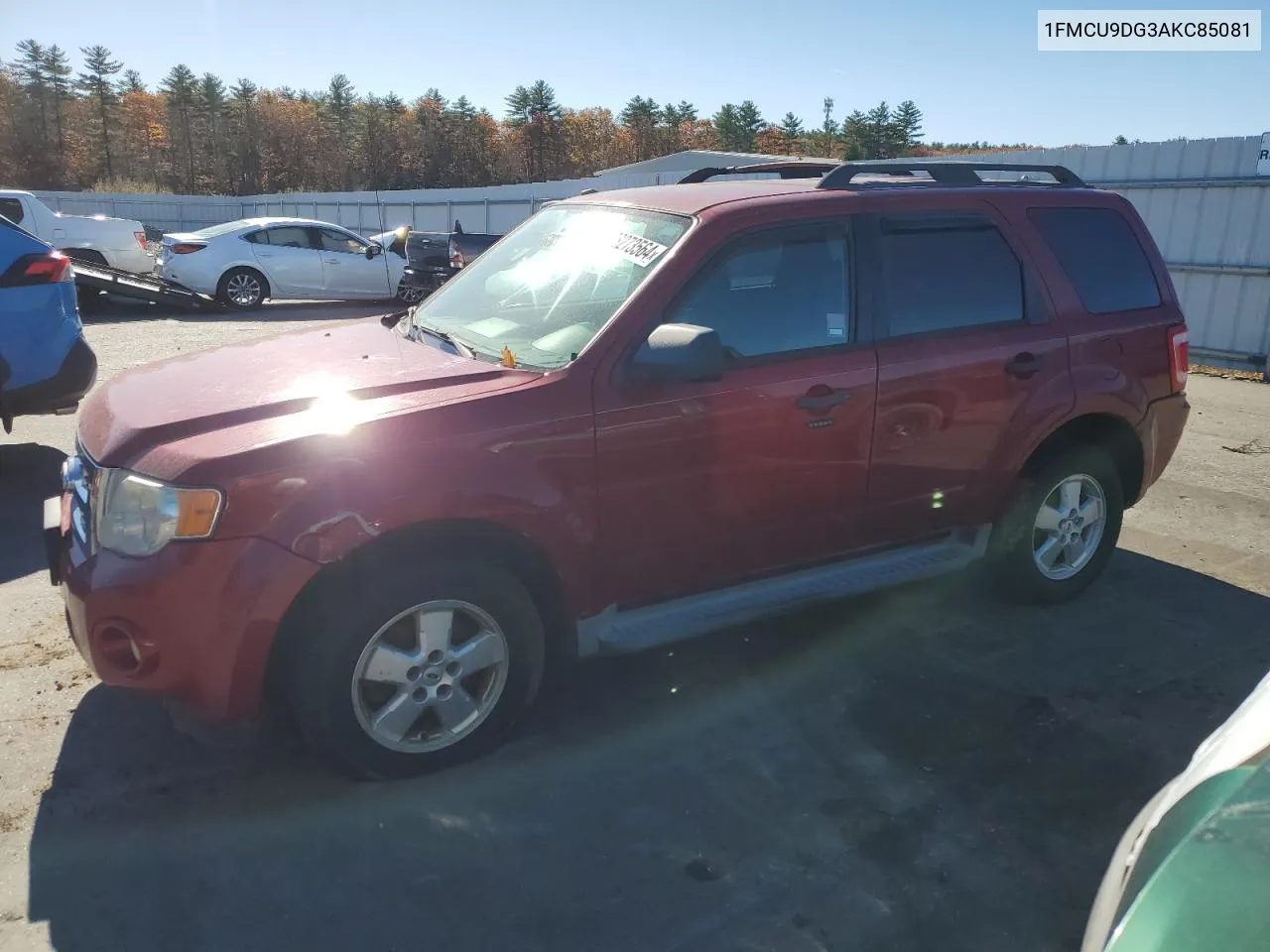 2010 Ford Escape Xlt VIN: 1FMCU9DG3AKC85081 Lot: 78273564