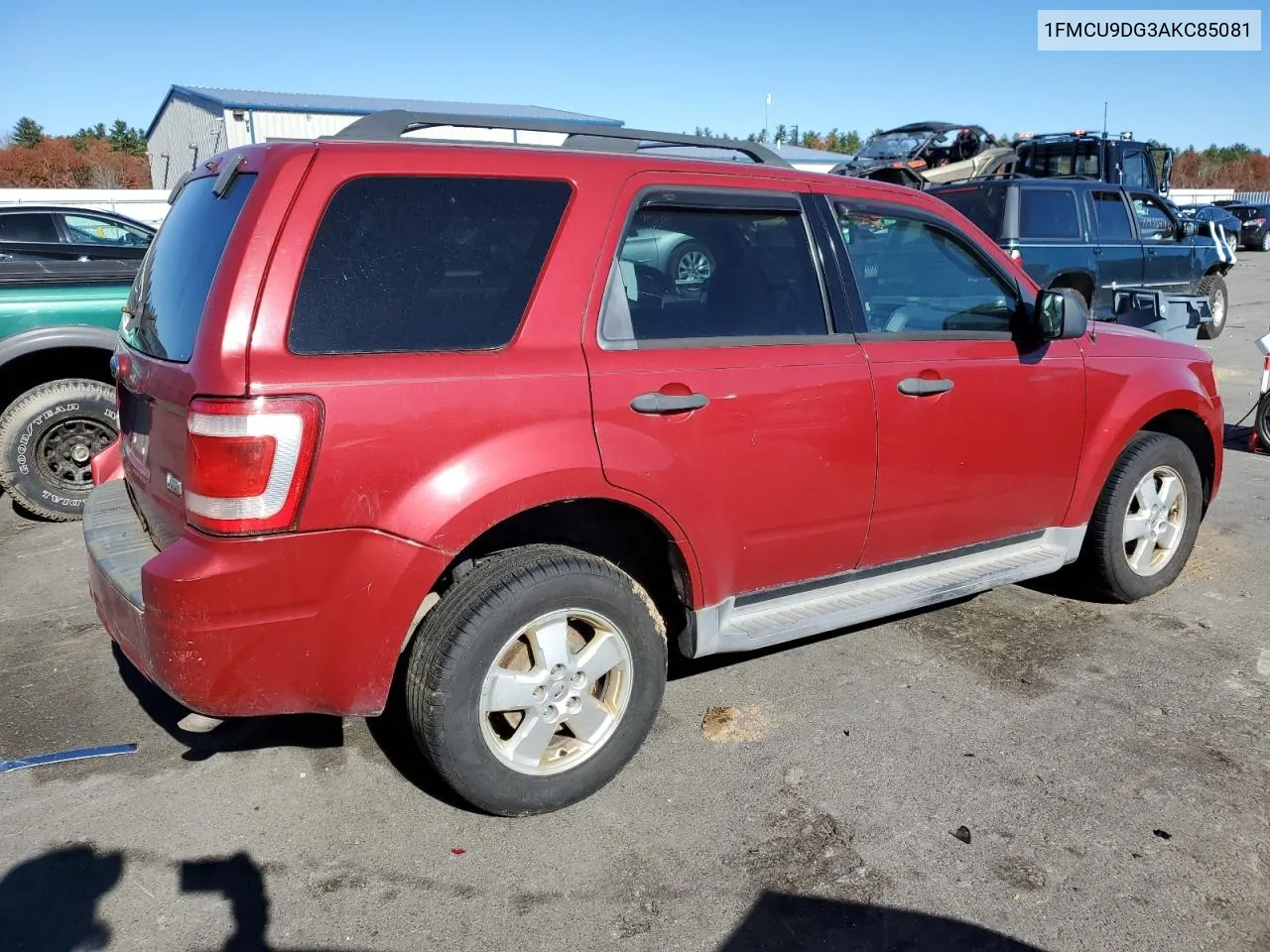 2010 Ford Escape Xlt VIN: 1FMCU9DG3AKC85081 Lot: 78273564