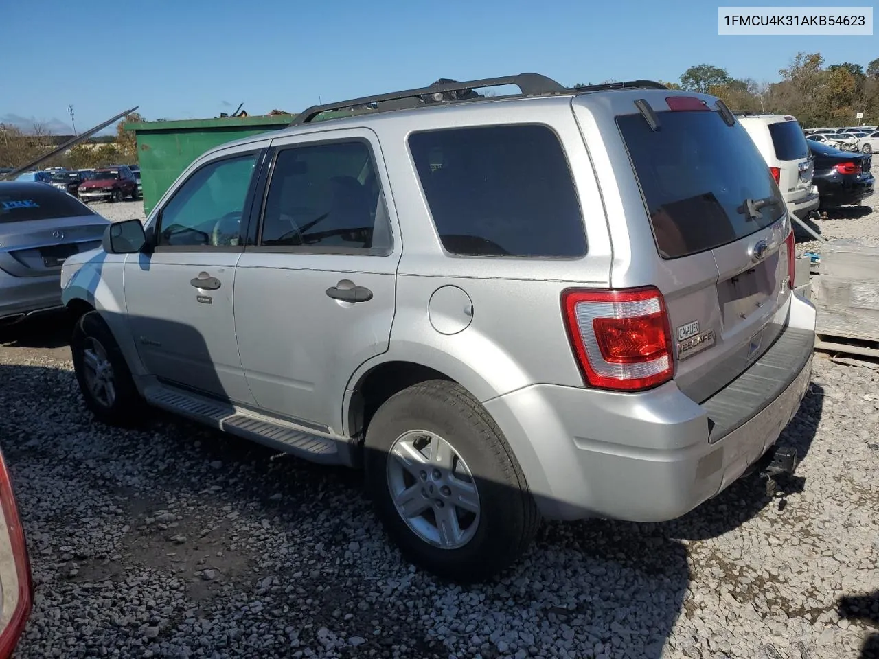 2010 Ford Escape Hybrid VIN: 1FMCU4K31AKB54623 Lot: 79755484