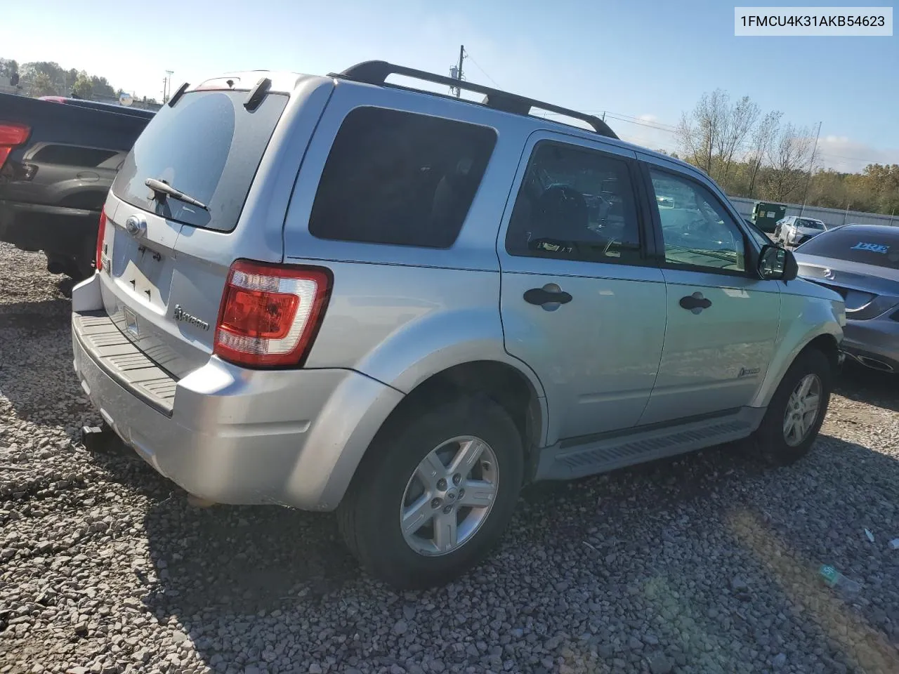 2010 Ford Escape Hybrid VIN: 1FMCU4K31AKB54623 Lot: 79755484