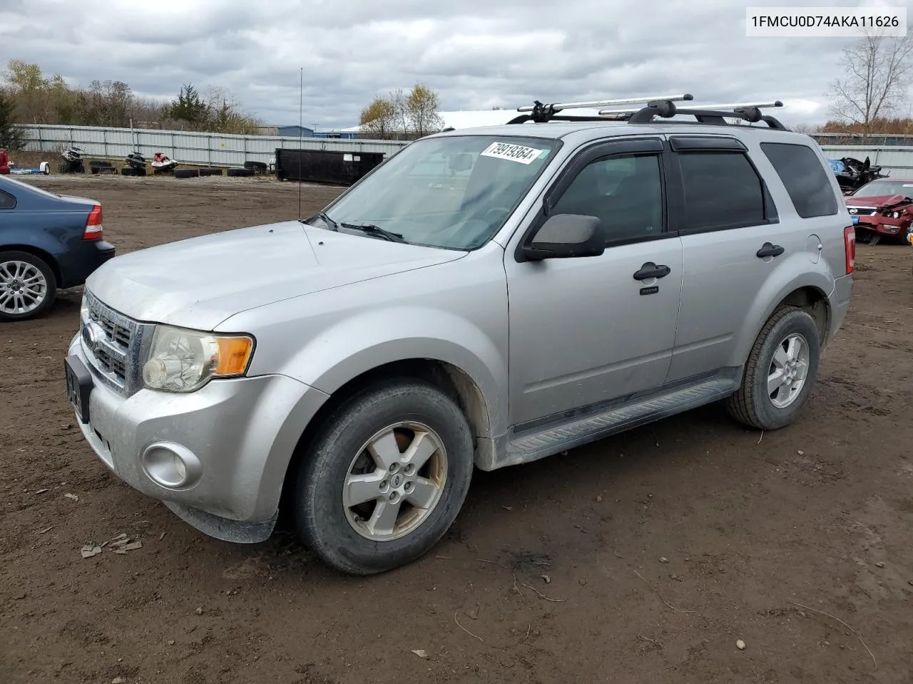 2010 Ford Escape Xlt VIN: 1FMCU0D74AKA11626 Lot: 79919364