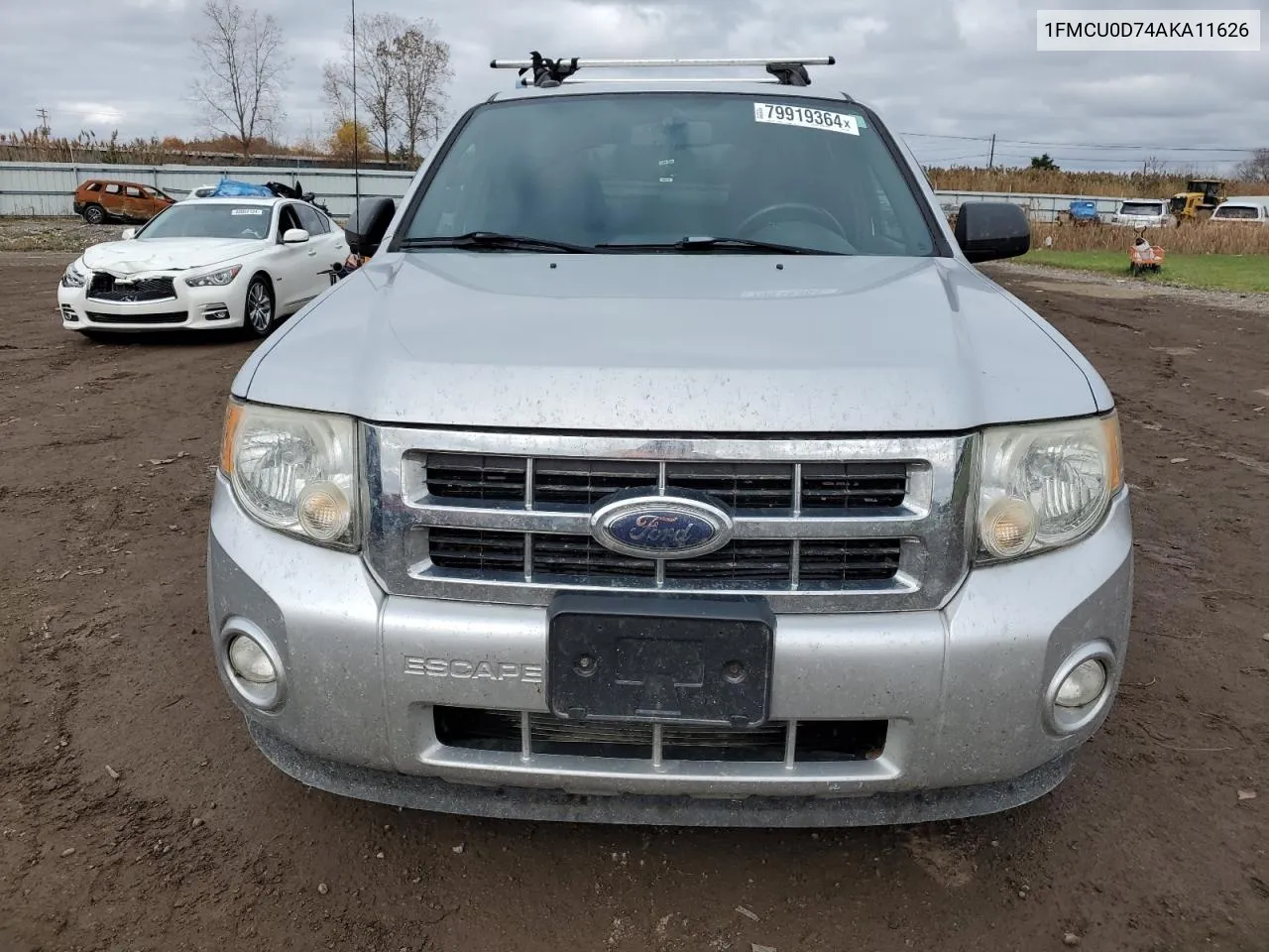 2010 Ford Escape Xlt VIN: 1FMCU0D74AKA11626 Lot: 79919364