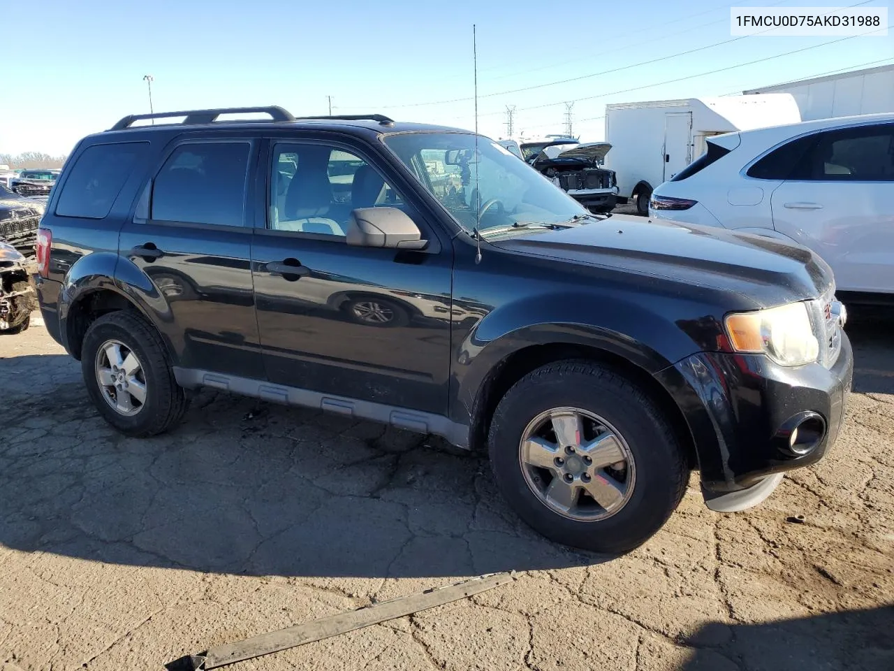 2010 Ford Escape Xlt VIN: 1FMCU0D75AKD31988 Lot: 79944684