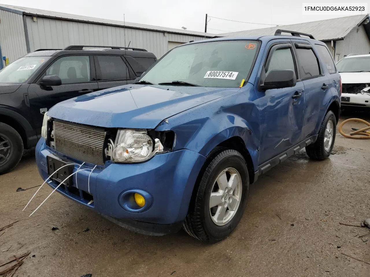 2010 Ford Escape Xlt VIN: 1FMCU0DG6AKA52923 Lot: 80037574