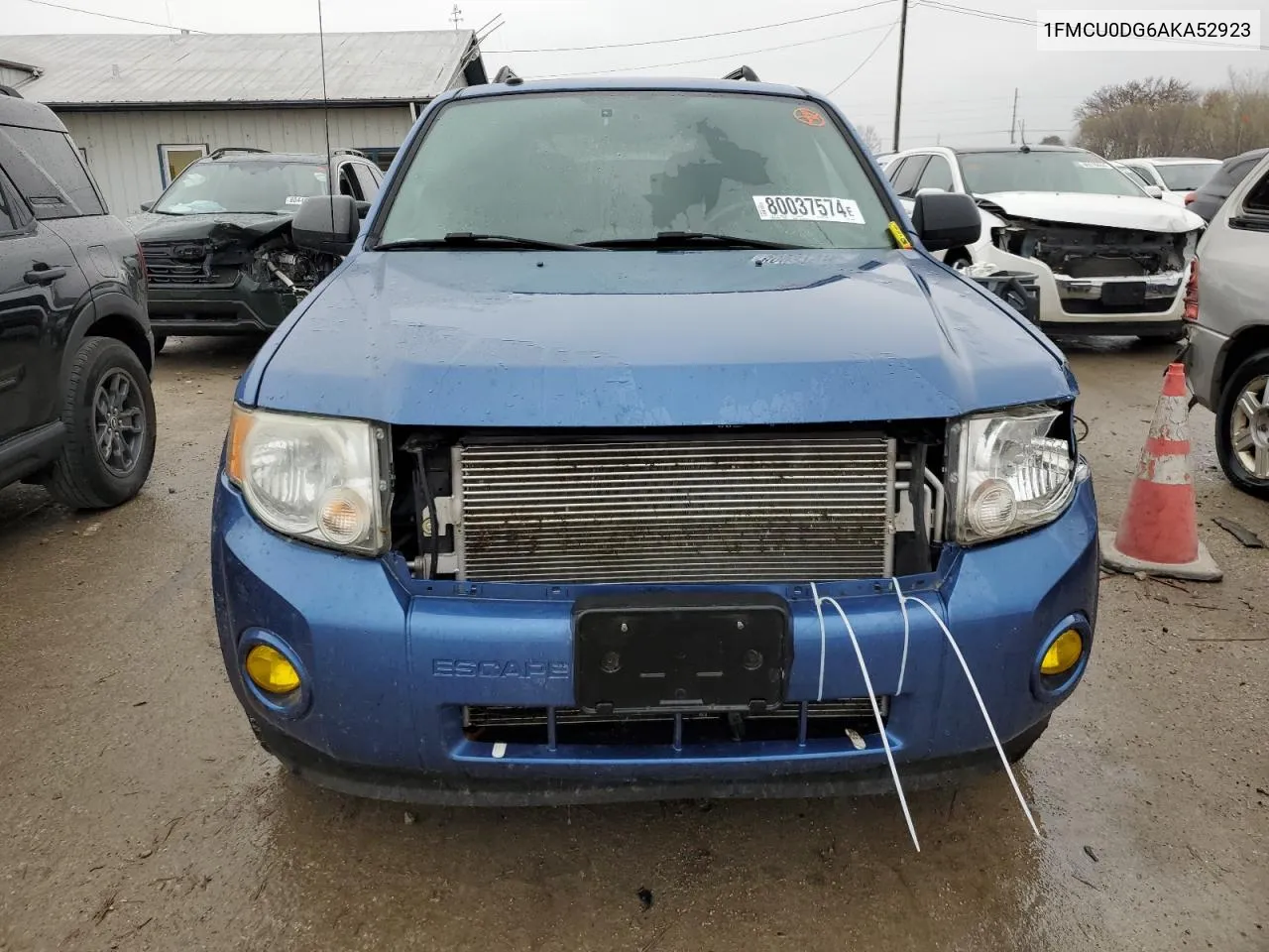 2010 Ford Escape Xlt VIN: 1FMCU0DG6AKA52923 Lot: 80037574